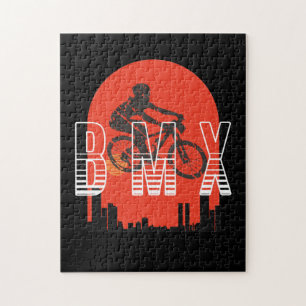 BMX  fietsenfans cadeau jongens jeugdfiets BMX Legpuzzel