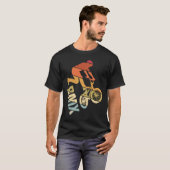 BMX-fietsenfietsenfietsenfietser BMX-fietser vi T-shirt (Voorkant volledig)