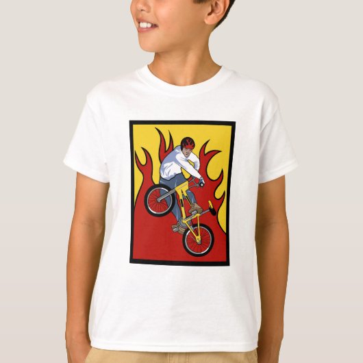 BMX Flames t-shirt (Voorkant)