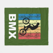 Bmx Fleece Deken (Voorkant (Horizontaal))