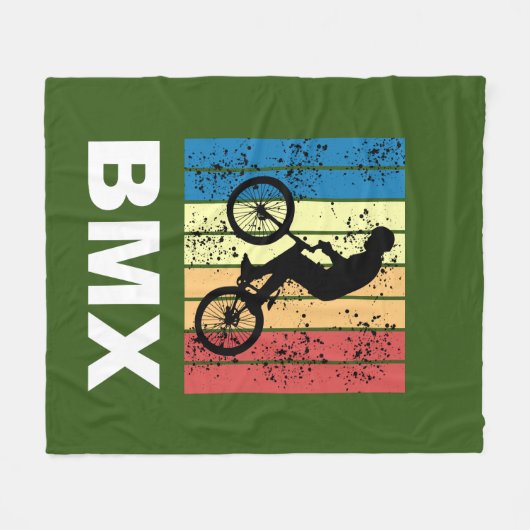 Bmx Fleece Deken (Voorkant (Horizontaal))
