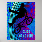 BMX Fractal Movie Marquee Go Big Go Home Poster (Voorkant)