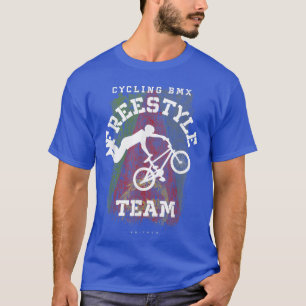 BMX Freestyle Bike Eritrea Flag Biking Cycling BMX T-shirt