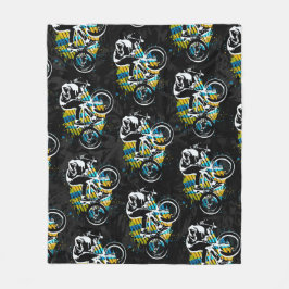 Bmx Freestyle - Comfy Bmx Fleece Blanket Deken