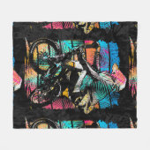 Bmx Freestyle - Koolbeach Bmx Fleece Blanket (Voorkant (Horizontaal))