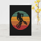 BMX  Freestyle Sport Fietsen Fun Bike Gift Kaart (Gele Bloem)