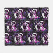 Bmx Freestyle Trick Jump - Bmx Fleece Blanket Deken (Voorkant (Horizontaal))
