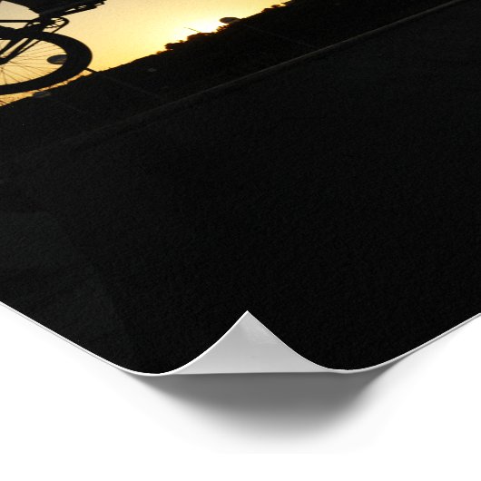 BMX freestyler springstunt Poster (Hoek)