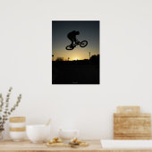 BMX freestyler Stunt springen Poster (Keuken)