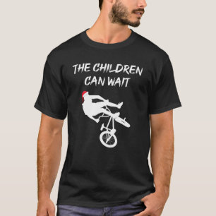 BMX-Gezegde voor Kerstmis BMX Bike-fiets T-shirt
