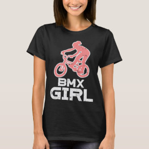 BMX Girl Cute Bicycle Bike Racing Biker Wo T-shirt