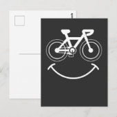 BMX-glimlach met gezichtsveld - Cyclus Bike Fun Briefkaart (Voorkant / Achterkant)