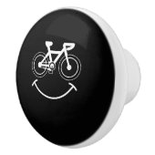 BMX-glimlach met gezichtsveld - Cyclus Bike Fun Keramische Knop (Rechts)