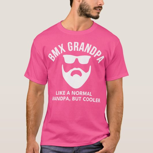 Bmx Grandpa Definition T-shirt (Voorkant)