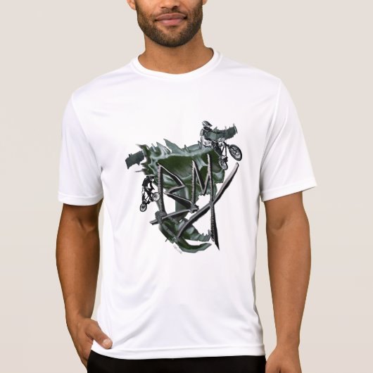 BMX groen T-shirt (Voorkant)