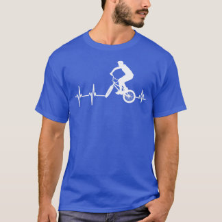 BMX hartslag fietser fietser Pulse Cyclist T-shirt