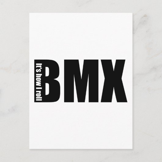 BMX - Het is hoe ik moet rollen Briefkaart (Voorkant)