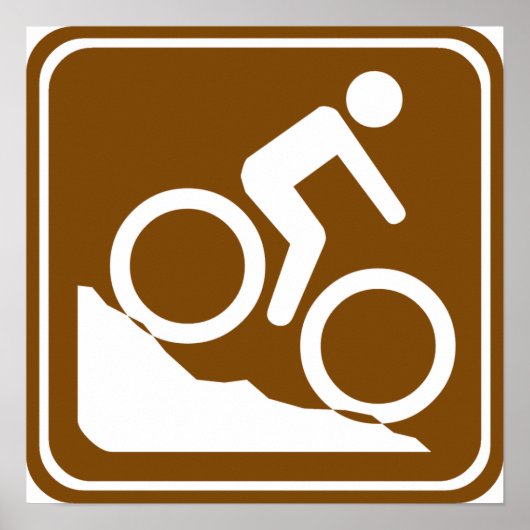 BMX Highway Sign Poster (Voorkant)