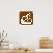 BMX Highway Sign Poster (Keuken)