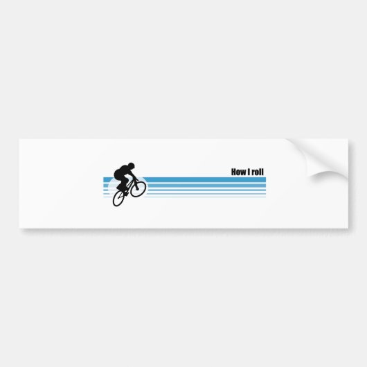 BMX - Hoe ik rol Bumpersticker (Voorkant)