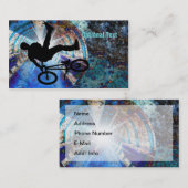 BMX in een Grunge Tunnel Visitekaartje (Voorkant / Achterkant)