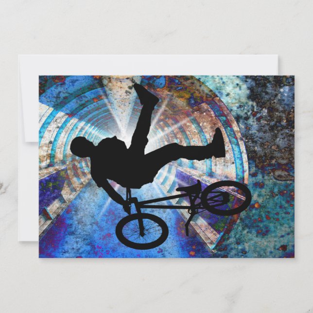 BMX in Grunge Tunnel (Voorkant)