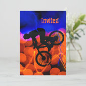 BMX in Light Crystals en bliksem Kaart (Staand voorkant)