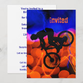 BMX in Light Crystals en bliksem Kaart (Voorkant / Achterkant)