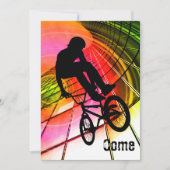 BMX in lijnen en cirkels Kaart (Voorkant)