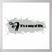 BMX is een manier van leven Poster (Voorkant)