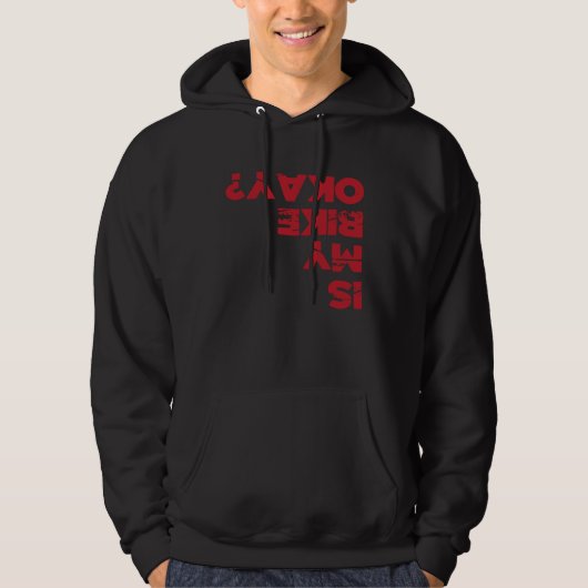 BMX is mijn fiets oké  fiets bicycle hoog lucht sp Hoodie (Voorkant)
