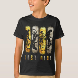 Bmx Just Ride Gold T-shirt