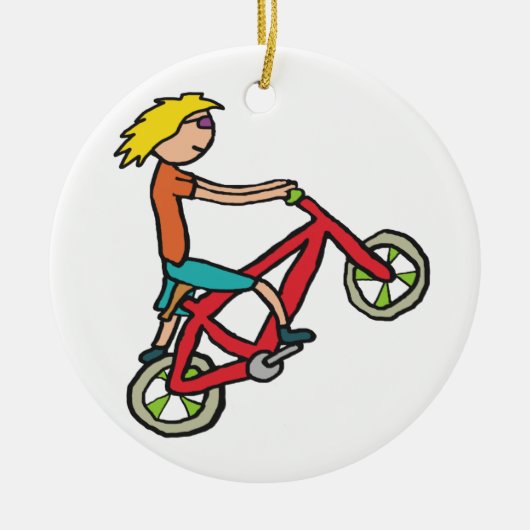 BMX KERAMISCH ORNAMENT (Voorkant)