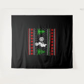 BMX Kerstmis Wandkleed (Voorkant (horizontaal))
