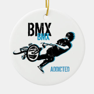 BMX kerstversiering Keramisch Ornament