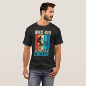 BMX-kind als een gewone Kind Freestyle Cyclist BMX T-shirt (Voorkant volledig)