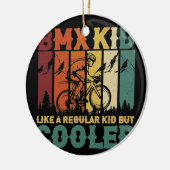 BMX-Kind als een normaal Kind, maar koelmiddel Keramisch Ornament (Links)