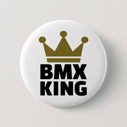 BMX King Ronde Button 5,7 Cm (Voorkant)