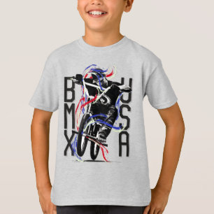 BMX-kleding  BMX USA T-shirt
