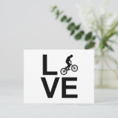 Bmx-liefde Briefkaart (Staand voorkant)