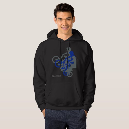 BMX Life Mannen Hoodie (Voorkant volledig)