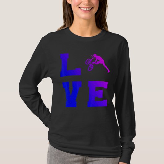 Bmx-mannen T-shirt (Voorkant)
