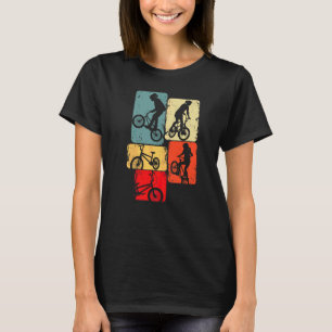 Bmx Meisje Fiets Stunt Racen Meisjes Kinderen   T-shirt