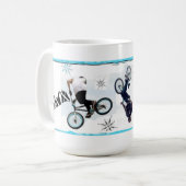 BMX Mok, Copyright Karen J Williams Koffiemok (Voorkant links)