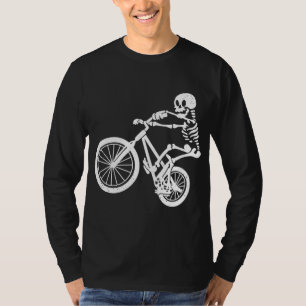BMX Mountain Bike Skelet I BMX Fietser Biker T-shirt