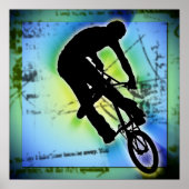 BMX Mountain Biking Poster (Voorkant)