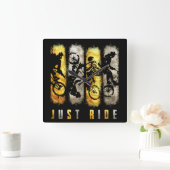 Bmx Net Ride | Bmx Gold Vierkante Klok (Huis)