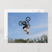 BMX ondersteboven omdraaien Briefkaart