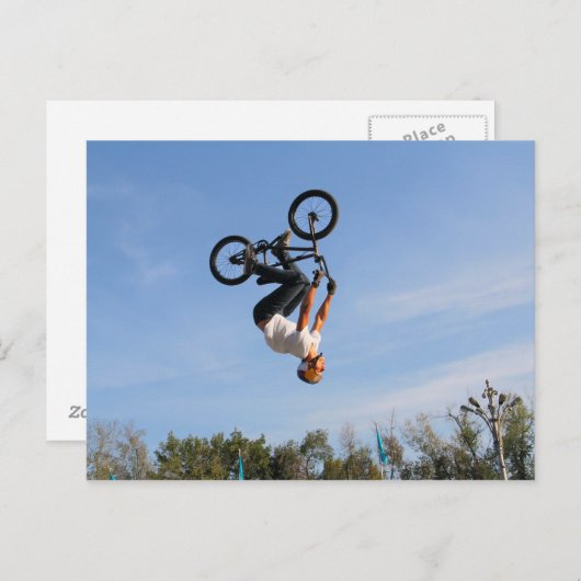 BMX ondersteboven omdraaien Briefkaart (Voorkant / Achterkant)