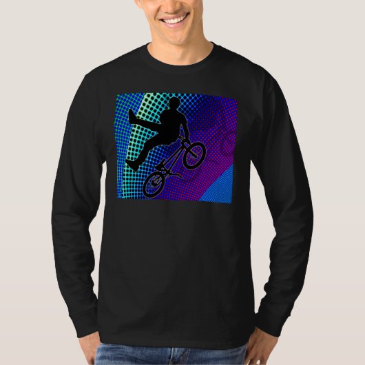 BMX op Fractal Movie Marquee T-shirt (Voorkant)